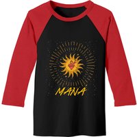 Rayando El Sol - Mana Men's Baseball Tees Black/Red