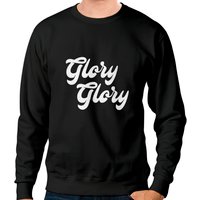 Sweatshirt Unisexe Noir Glory Glory — Sweats à capuche pour hommes