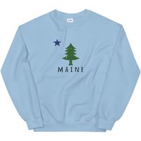 Maine Sweatshirt Unisexe Style Vintage Drapeau 1901 — Sweats à capuche pour hommes
