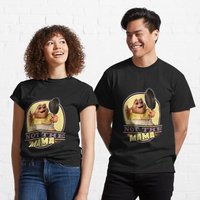 T-shirt classique Dinosaurs Not The Mama pour hommes en noir — T-shirts pour hommes