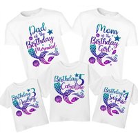 Mermaid Birthday T-Shirt for Men