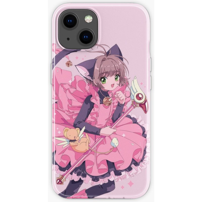 Coque iPhone Cardcaptor Sakura Le Gardien Chat — Coque de téléphone