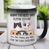 Personalized Color Changing Cat Mug for Father's Day — Mugs & Tumblers