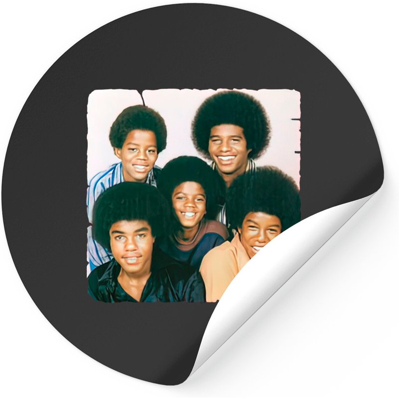 Autocollants Jackson 5 - Design carré classique