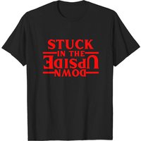 T-shirt classique Stuck In The Upside Down pour hommes