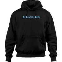 Hoodie Unisexe Noir Kansas Band Logo Variation 1 — Sweats à capuche pour hommes