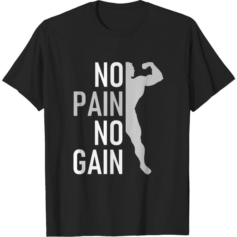 T-shirt de Workout Fitness Bodybuilding No Pain No Gain pour Hommes — T-shirts pour hommes