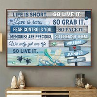 We Only Get One Life - So Live It - Personalized Poster — Posters & Prints