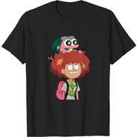 T-shirt classique Amphibia Anne And Sprig pour hommes - Noir