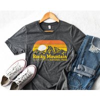 T-shirt pour hommes du parc national des montagnes Rocheuses du Colorado