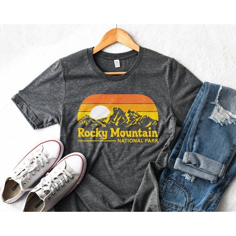 Rocky Mountain National Park Colorado Men's T-Shirt — Mens T Shirts