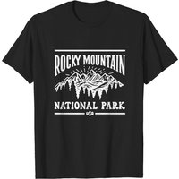 T-shirt pour hommes du parc national des Rocky Mountains Colorado