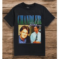 T-shirt Vintage Chandler Bing pour hommes en noir — T-shirts pour hommes