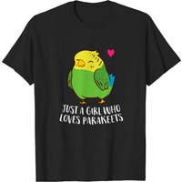 Just A Girl Who Loves Parakeet Birds Men's T-shirt