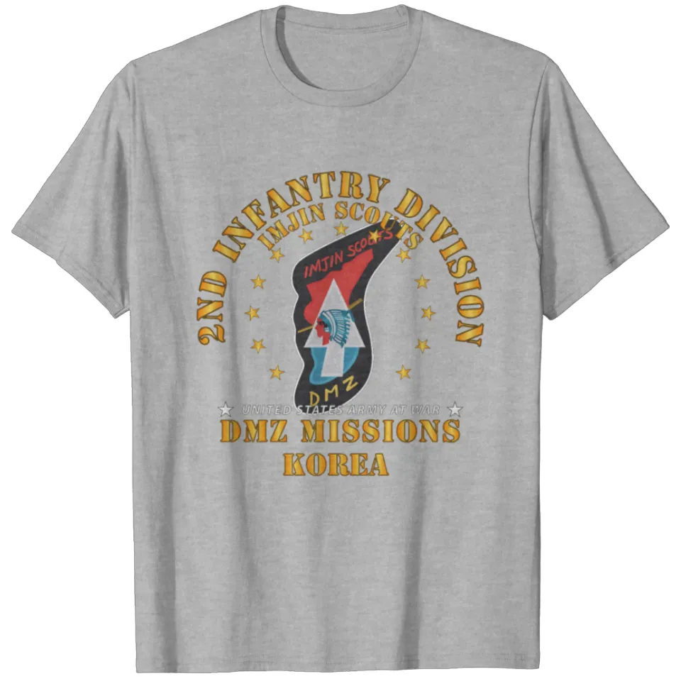2nd Infantry Division Imjin Scout DMZ Missions T-Shirt for Men