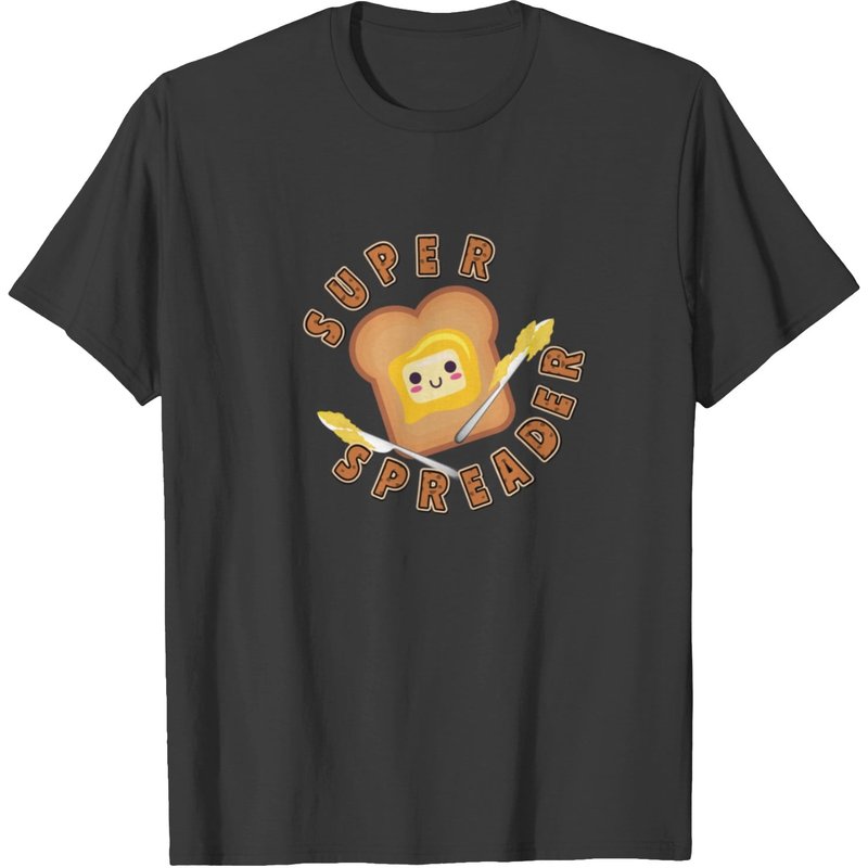 Super Spreader T-Shirt for Men in Black — Mens T Shirts