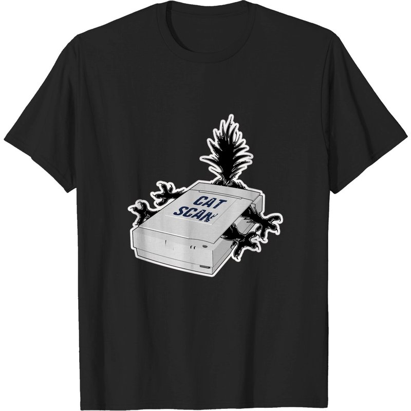 Cat Scan T-Shirt for Men in Black — Mens T Shirts