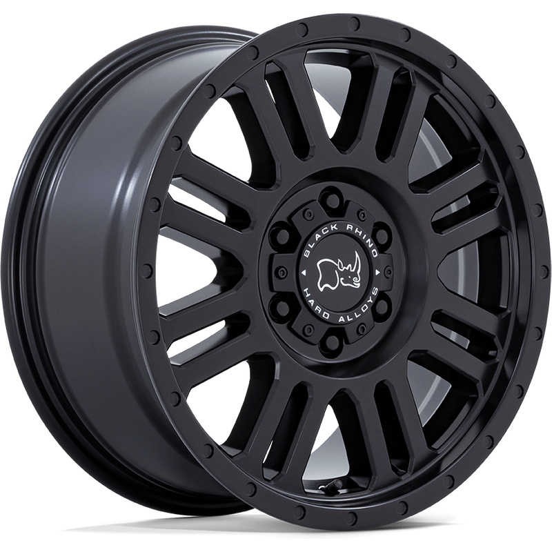 Black Rhino Yellowstone Matte Black Wheels 16x8 6x130 38 Offset — Wheels & Rims