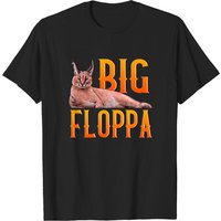 Big Floppa Men's T-Shirt in Black