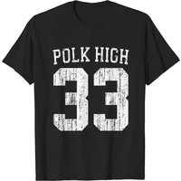 Polk High Men's T-shirt in Black — Mens T Shirts