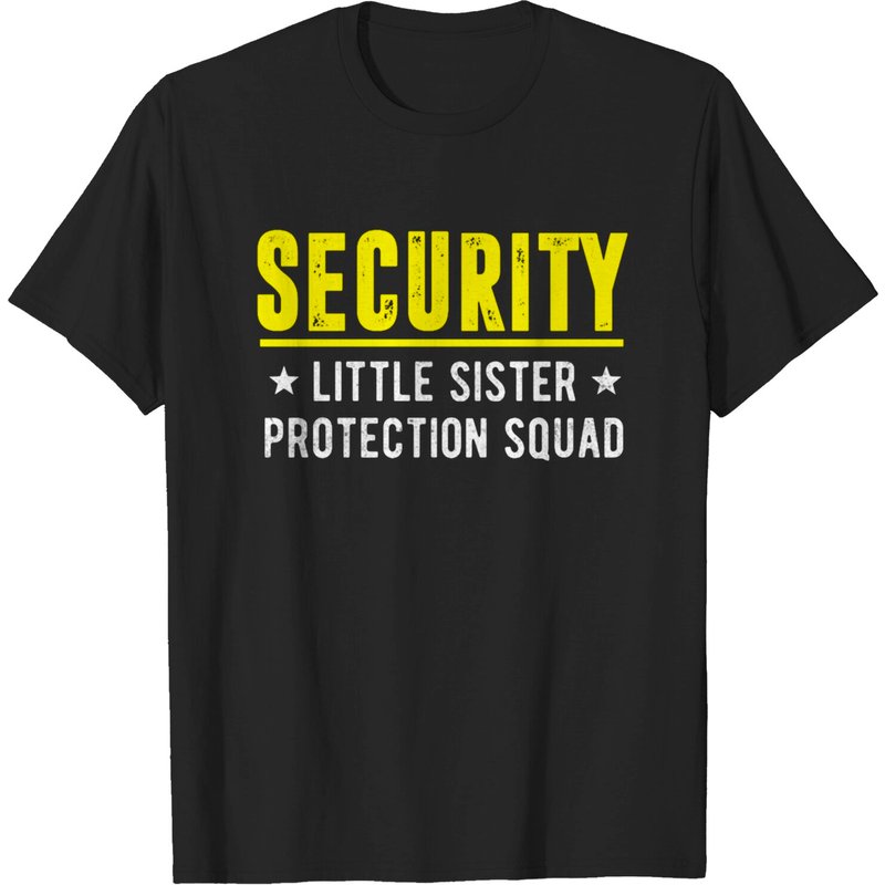 T-shirt Big Brother de l'équipe de protection Petite Soeur — T-shirts pour hommes