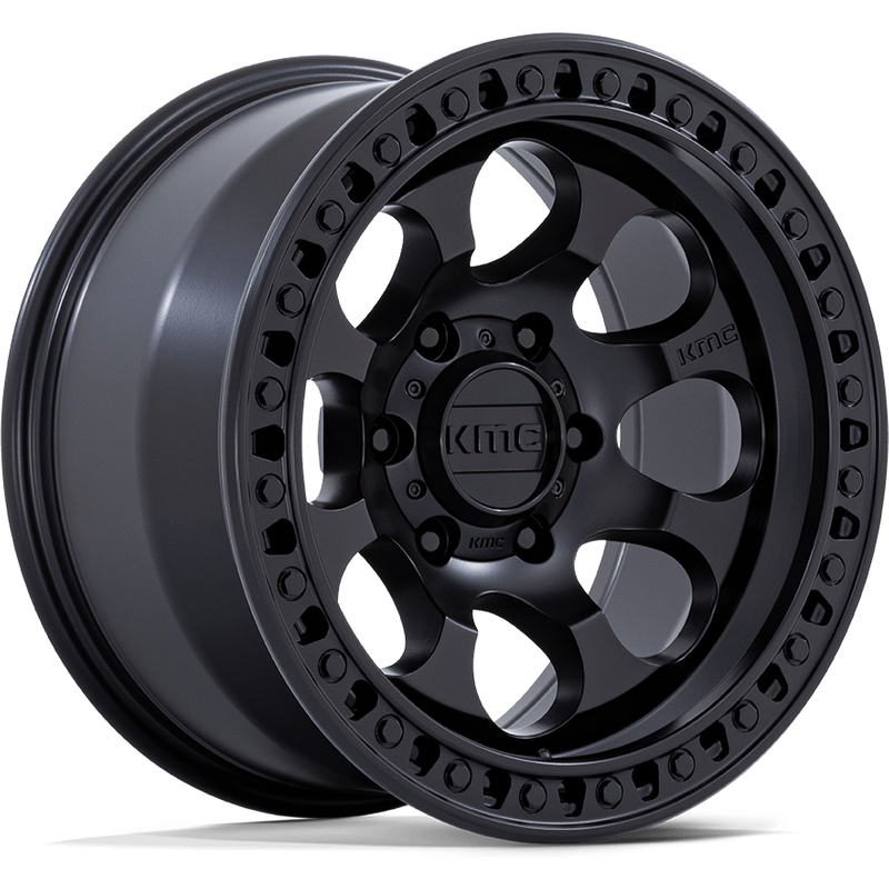 KMC Roue KM550 Riot SBL Noir Satin 17x8.5 5x127 10 Offset