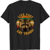 Live Fast Eat Trash Tomteeshop Men's T-Shirt