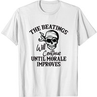 The Beatings Will Continue Until Morale Improves T-shirt for Men