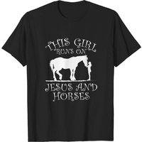 Horsing Shirt for Horse Lovers This Girl Runs On T-Shirt