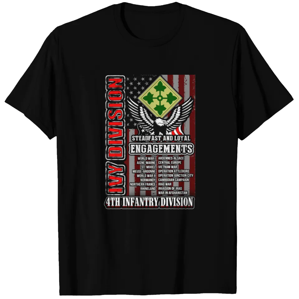 4th Infantry Division - Ivy Division Men's T-Shirt