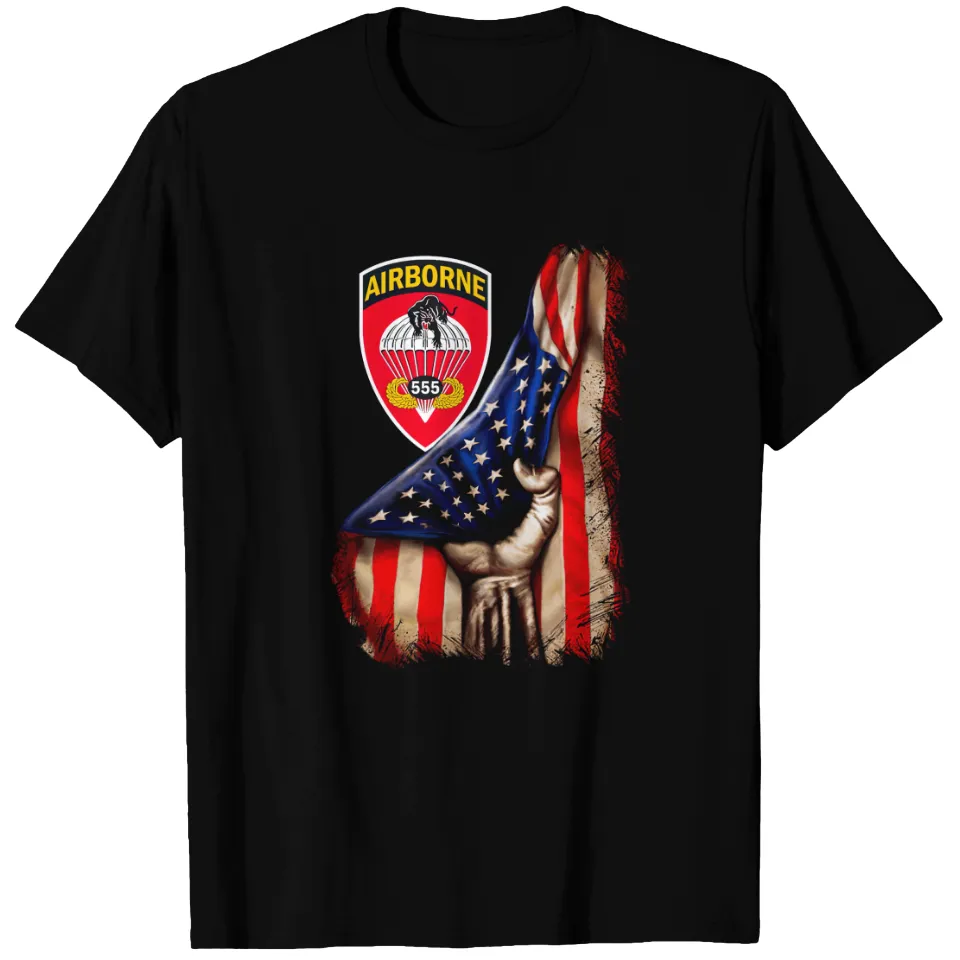 555th Parachute Infantry Battalion Men's T-Shirt — Mens T Shirts