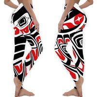 Raven Steals The Sun - Leggings Style PNW pour Femmes — Legging femme