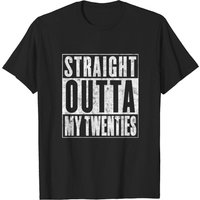 T-shirt d'anniversaire des 30 ans Straight Outta My Twenties pour hommes — T-shirts pour hommes