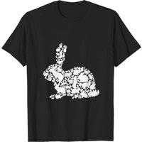 Love Rabbit Kid T-Shirt for Men in Black