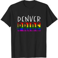 T-shirt LGBT Arc-en-ciel Denver Pride pour hommes — T-shirts pour hommes