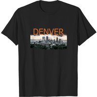 T-shirt Skyline de Denver Colorado pour hommes — T-shirts pour hommes