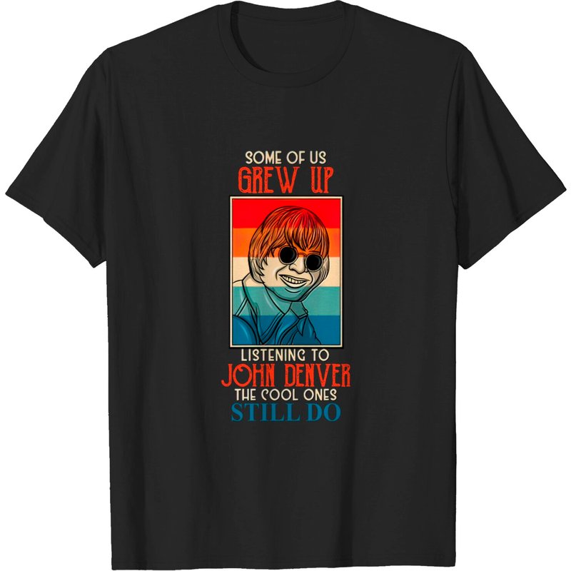 Listening to John Denver Country Roads T-Shirt for Men