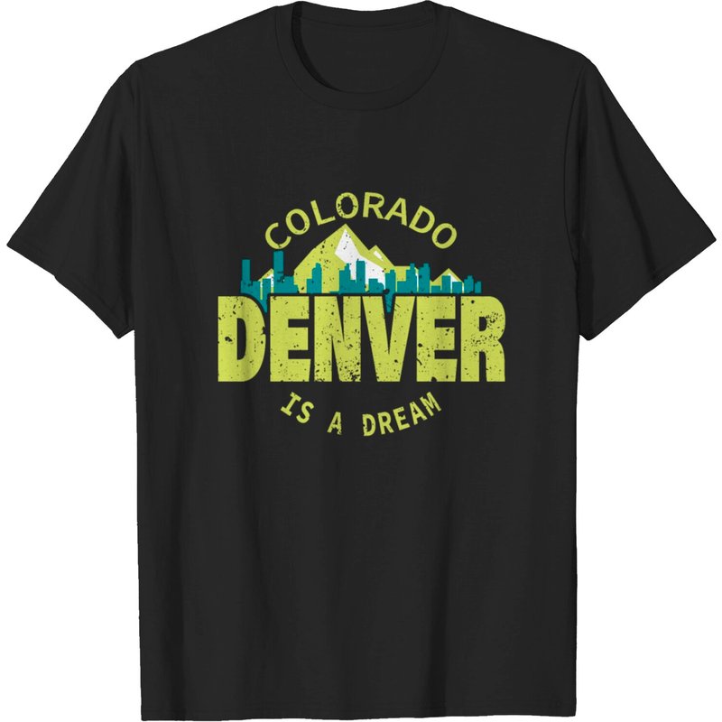 T-shirt Denver Colorado Dream pour hommes — T-shirts pour hommes