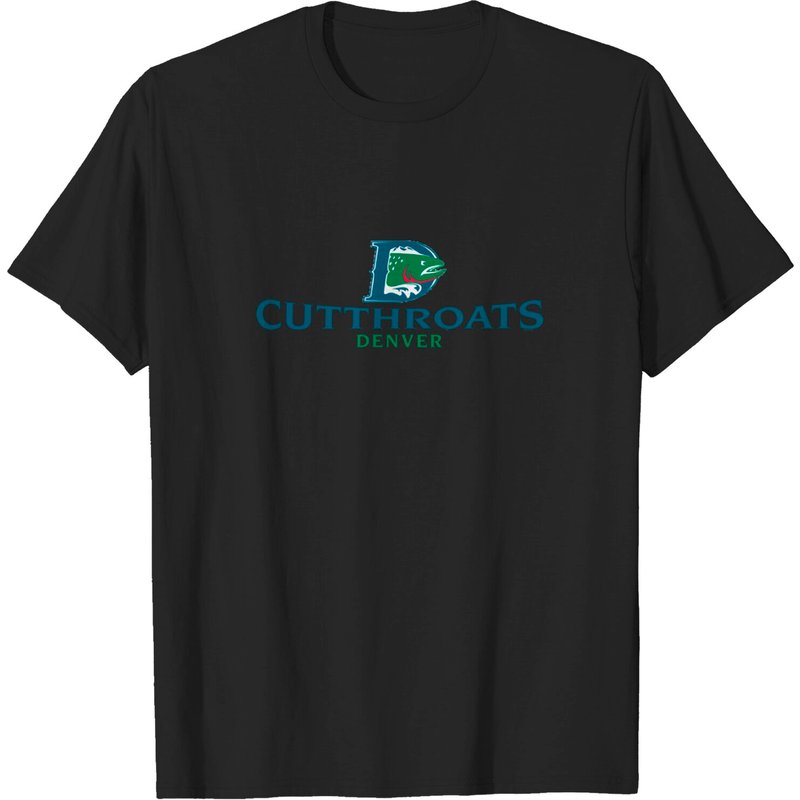 Denver Cutthroats Vintage Hockey Logo T-Shirt for Men