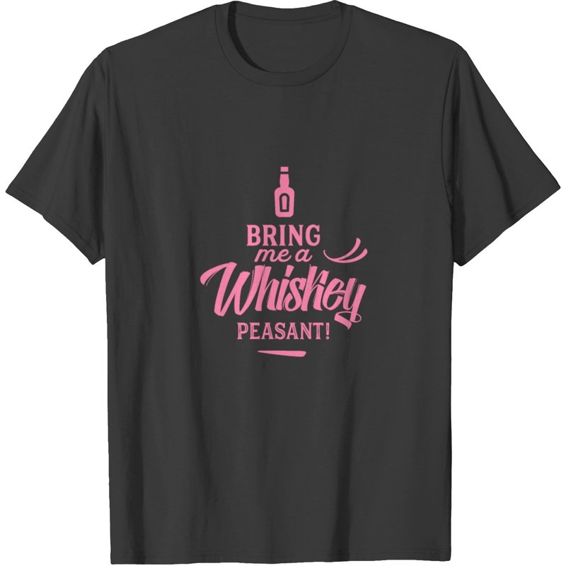 T-shirt Scotch Whisky pour hommes en noir — T-shirts pour hommes