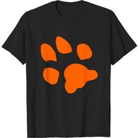 T-shirt à motif de patte pour hommes en noir — T-shirts pour hommes