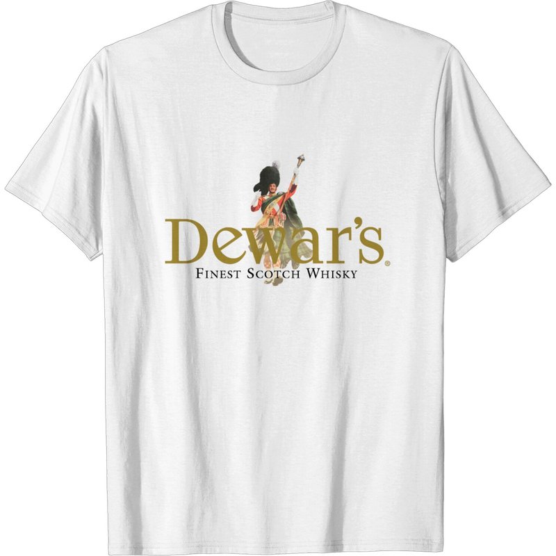 Dewar's Blended Scotch Whisky Logo T-Shirt for Men — Mens T Shirts