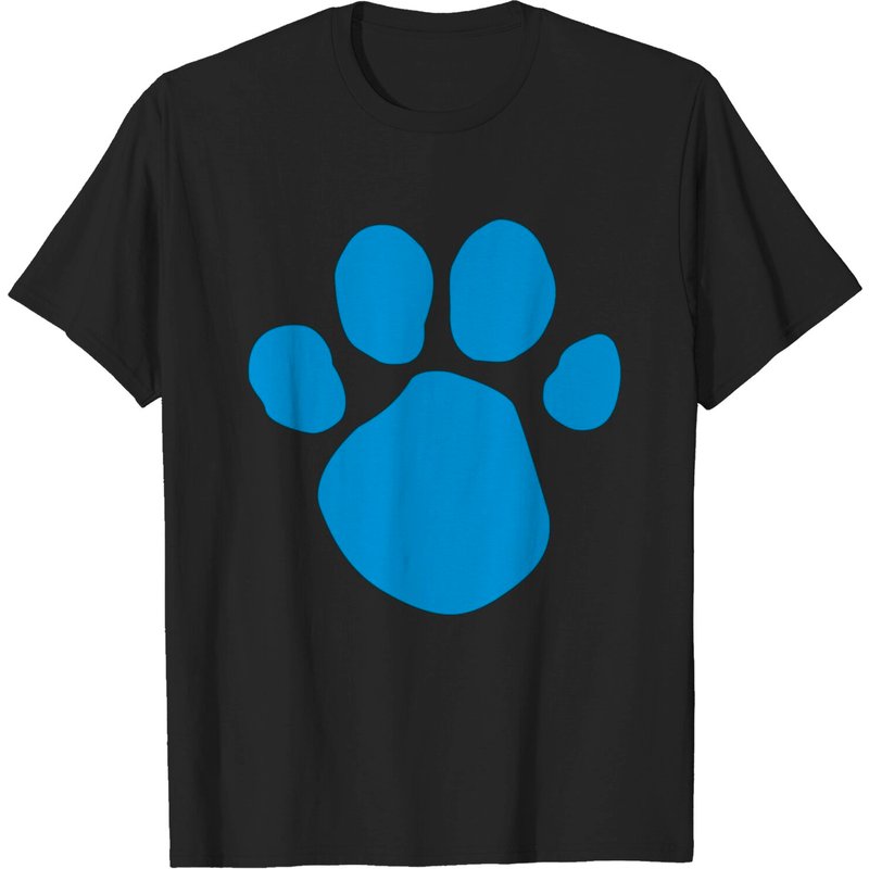 Blues Clues Dog Pawprint T-Shirt for Men — Mens T Shirts