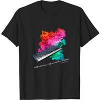 Keyboard Instrument Piano T-Shirt for Men