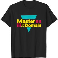 T-shirt Master Of My Domain pour hommes en noir