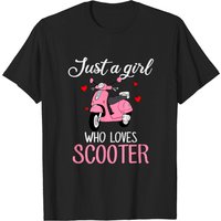 Juste Une Fille Qui Aime Les Scooters T-shirt