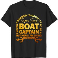 T-shirt Super Sexy Capitaine de Bateau pour Hommes — T-shirts pour hommes