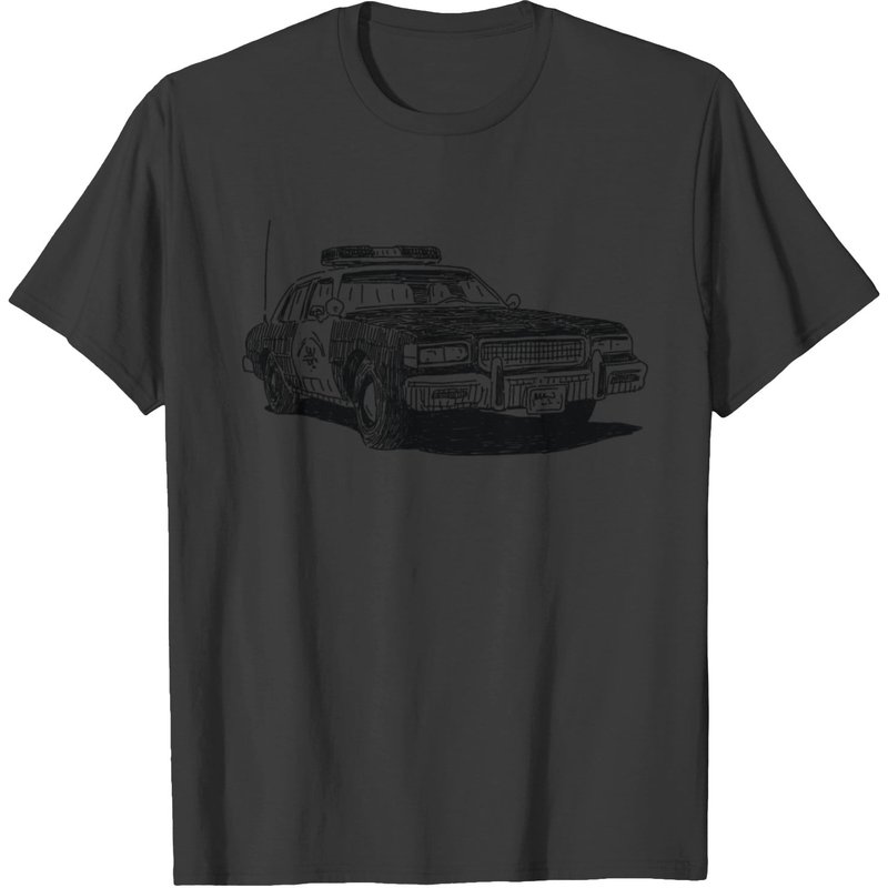 T-shirt Voiture de Police pour Hommes — T-shirts pour hommes