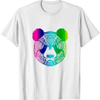 T-Shirt Hippie Yoga pour Hommes - Design Art Mandala Panda