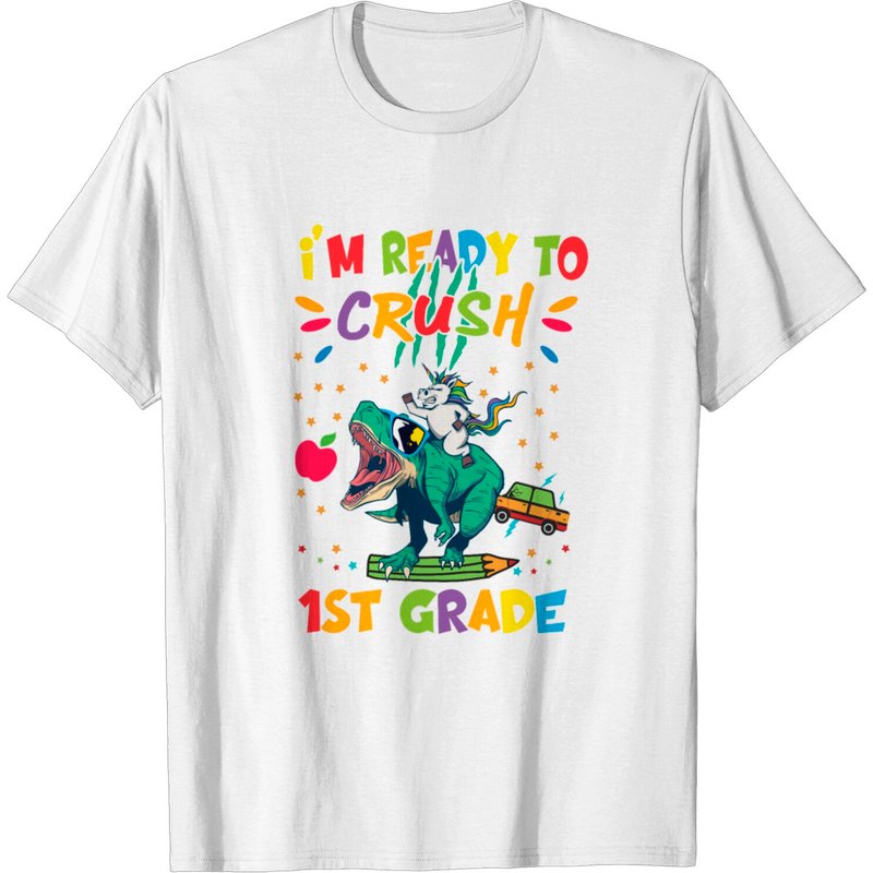 T-shirt Je suis prêt à écraser la première année pour hommes